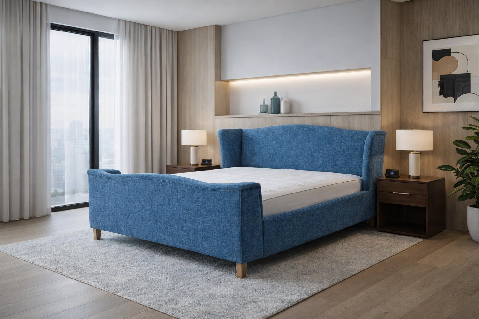 Ocean Blue Royale Bed