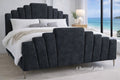 Charcoal Plush Inya Bed
