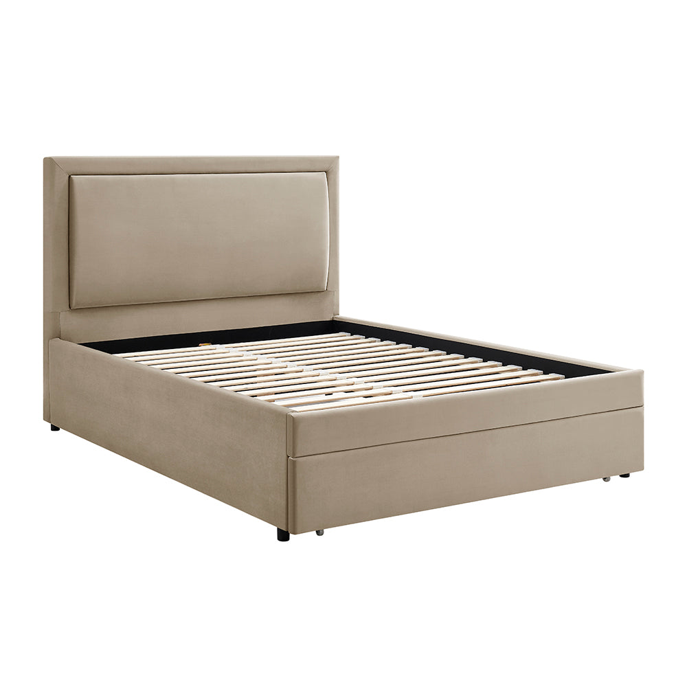 Paris Drawer Bed Taupe