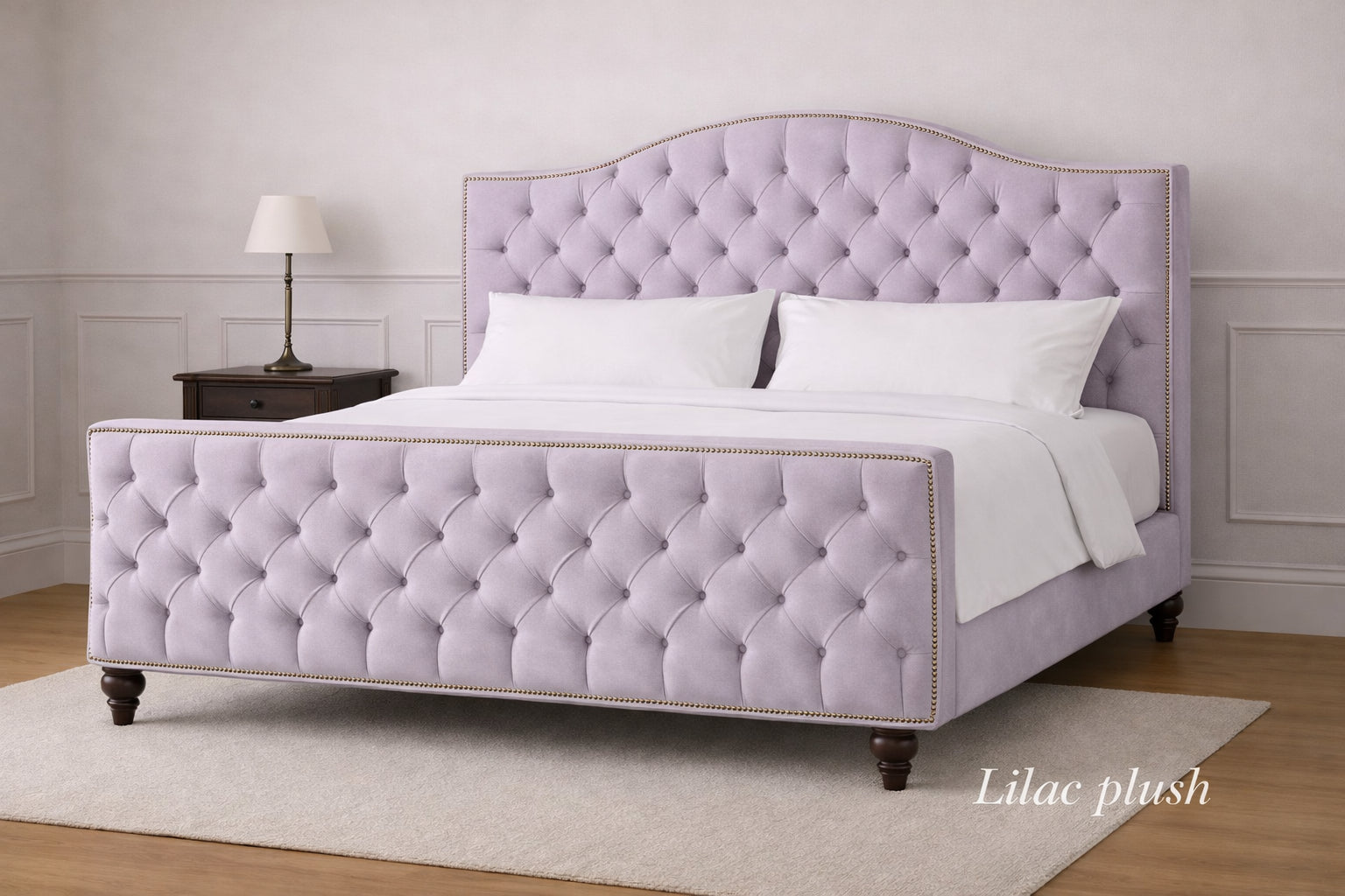 Lilac Plush Elizabeth Bed
