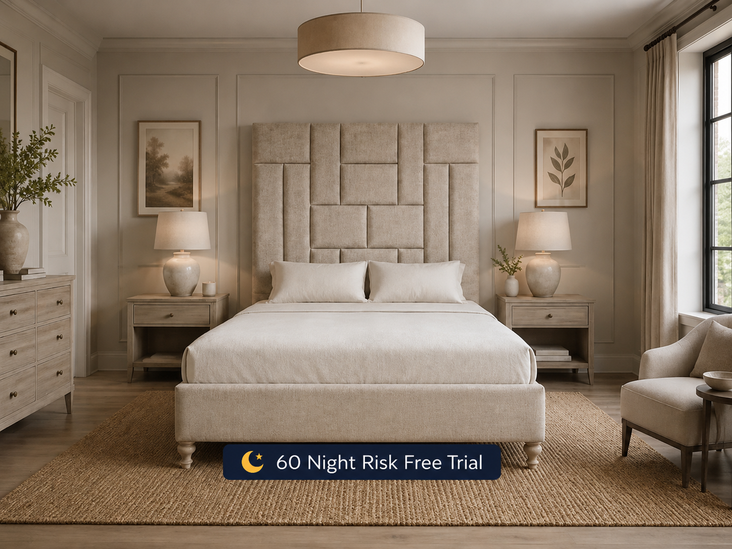 100% Organic Tower Hemp Bed