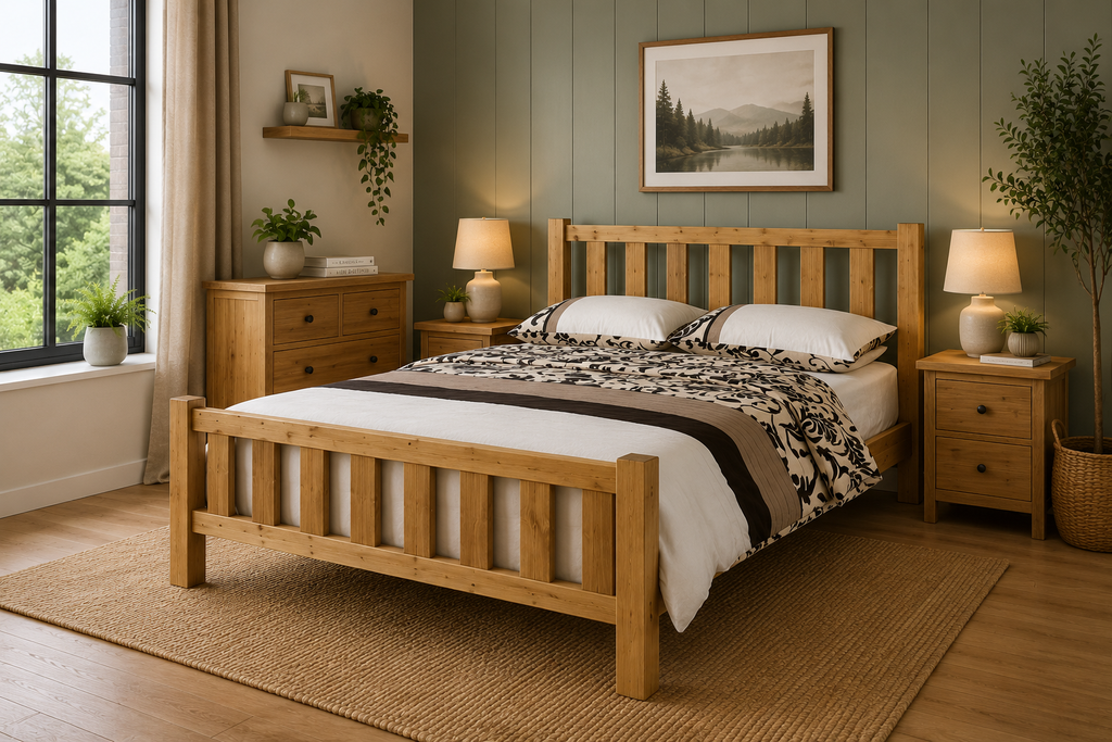 Brittany Shaker Pine Bed