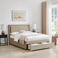 Paris Drawer Bed Taupe