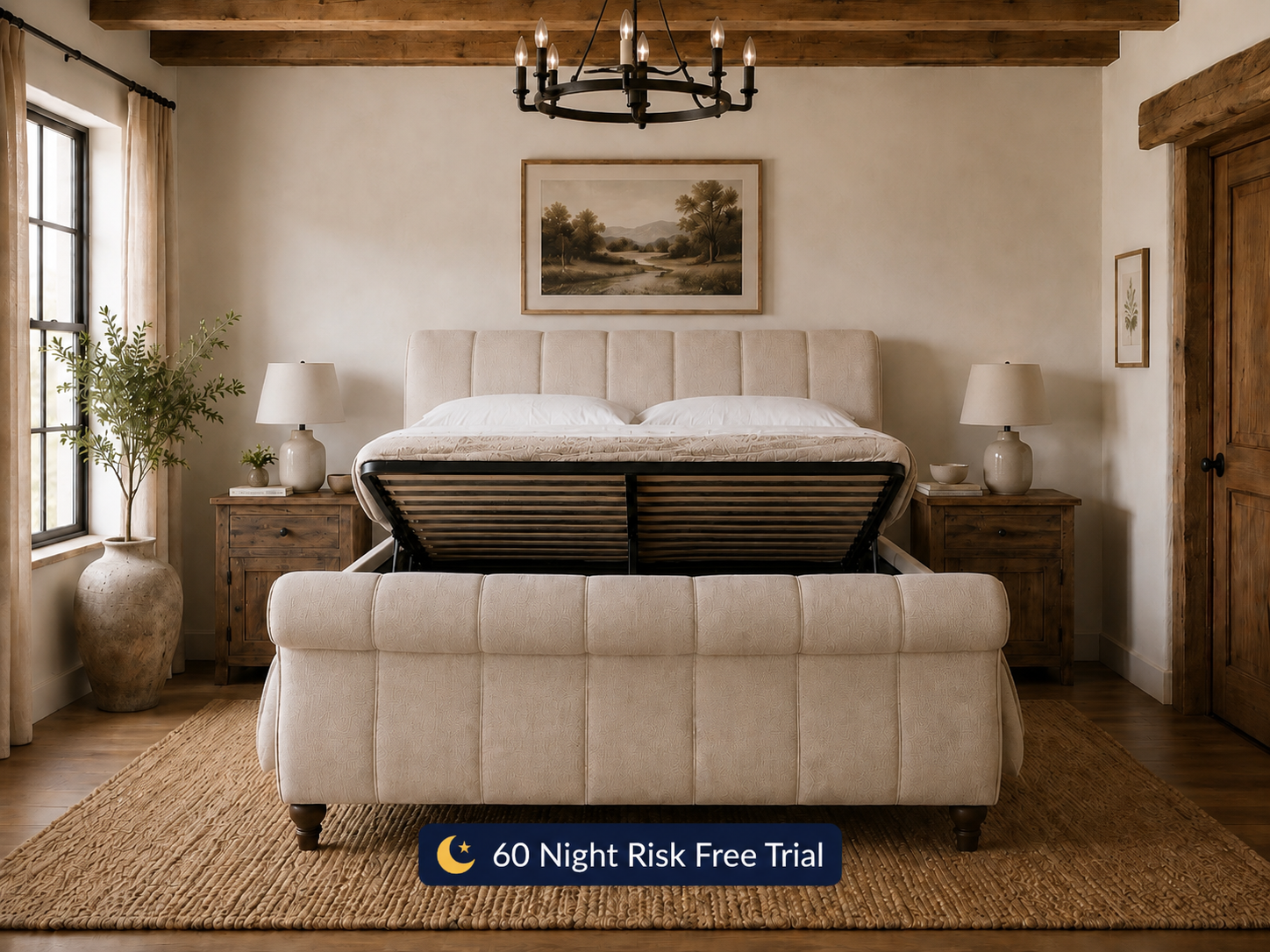 100% Organic Manor Hemp Bed