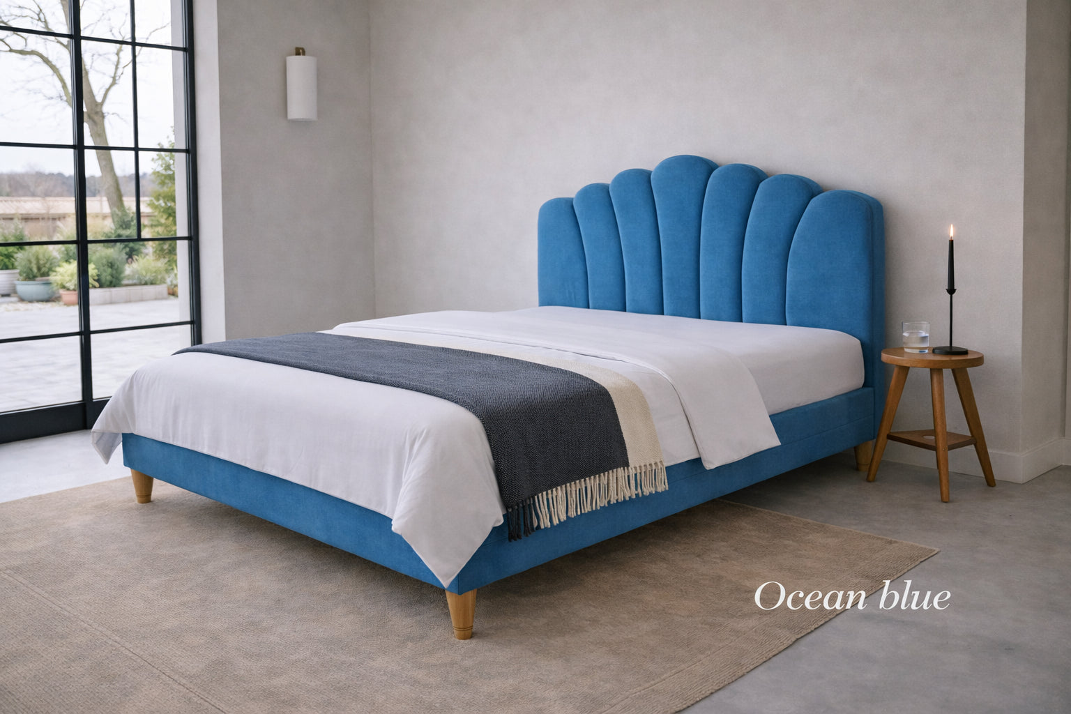 Ocean Blue Gabrielle Bed