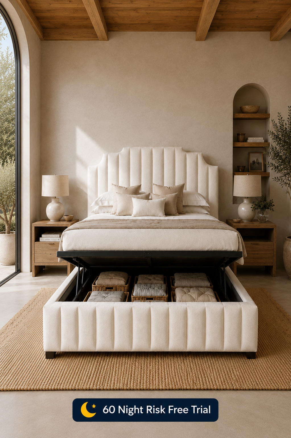 100% Organic Natasha Hemp Bed