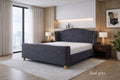 Seal Grey Royale Bed
