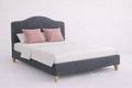 Steel Grey Low End Curved Bed