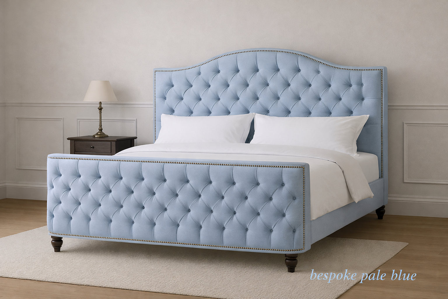 Pale Blue Elizabeth Bed