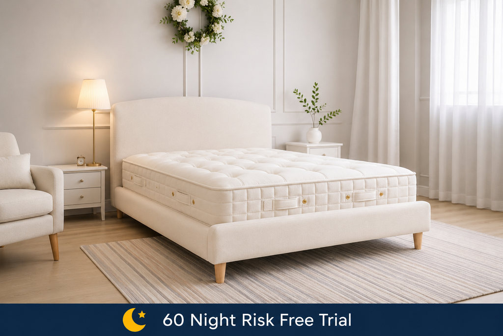 100% Organic Curve Roll End Hemp Bed