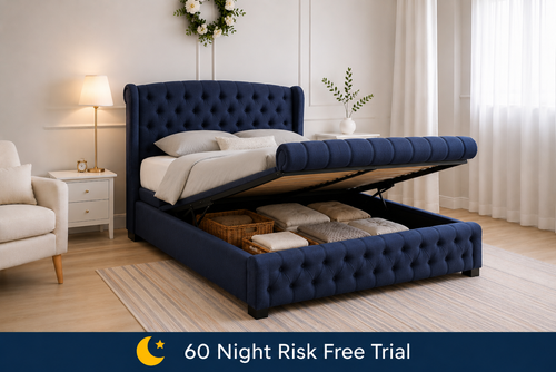 100% Organic Chesterfield Hemp Bed