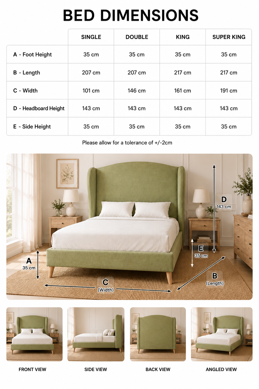 100% Organic Lucilla Hemp Bed
