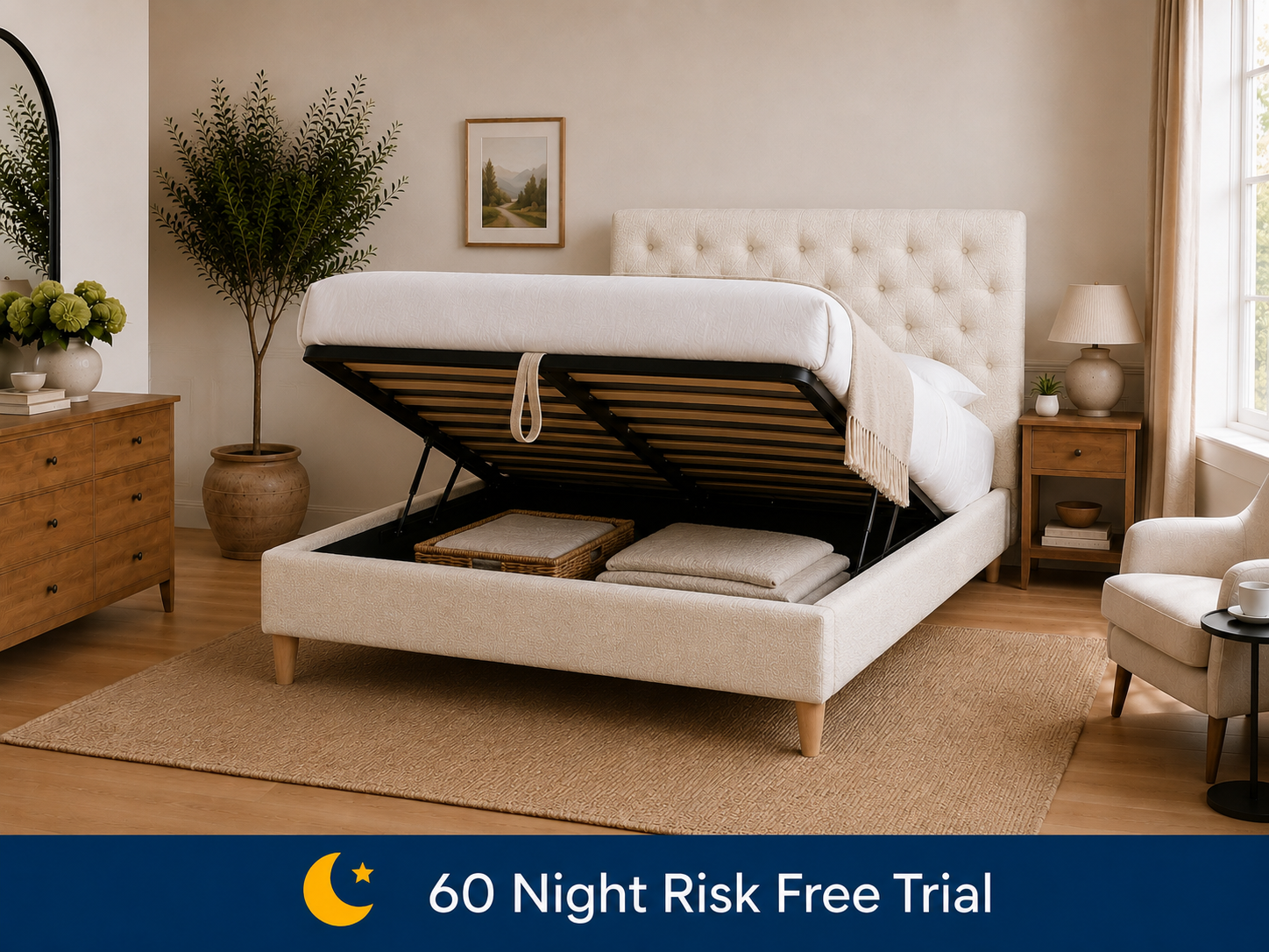 100% Organic Florence Hemp Bed