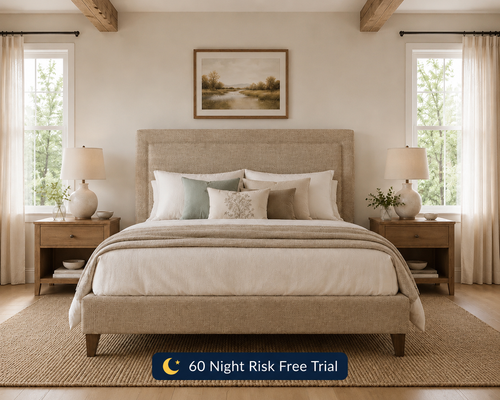 100% Organic Piped Hemp Bed