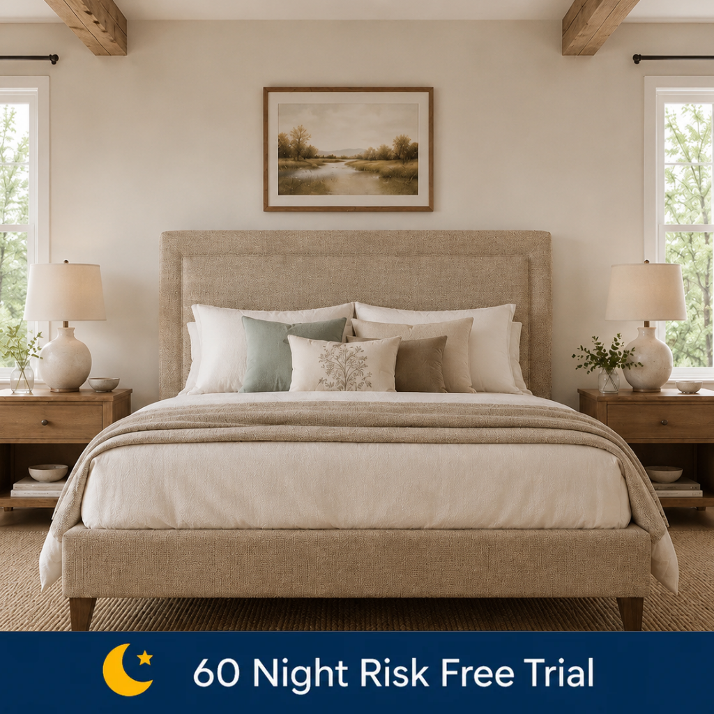 100% Organic Piped Hemp Bed