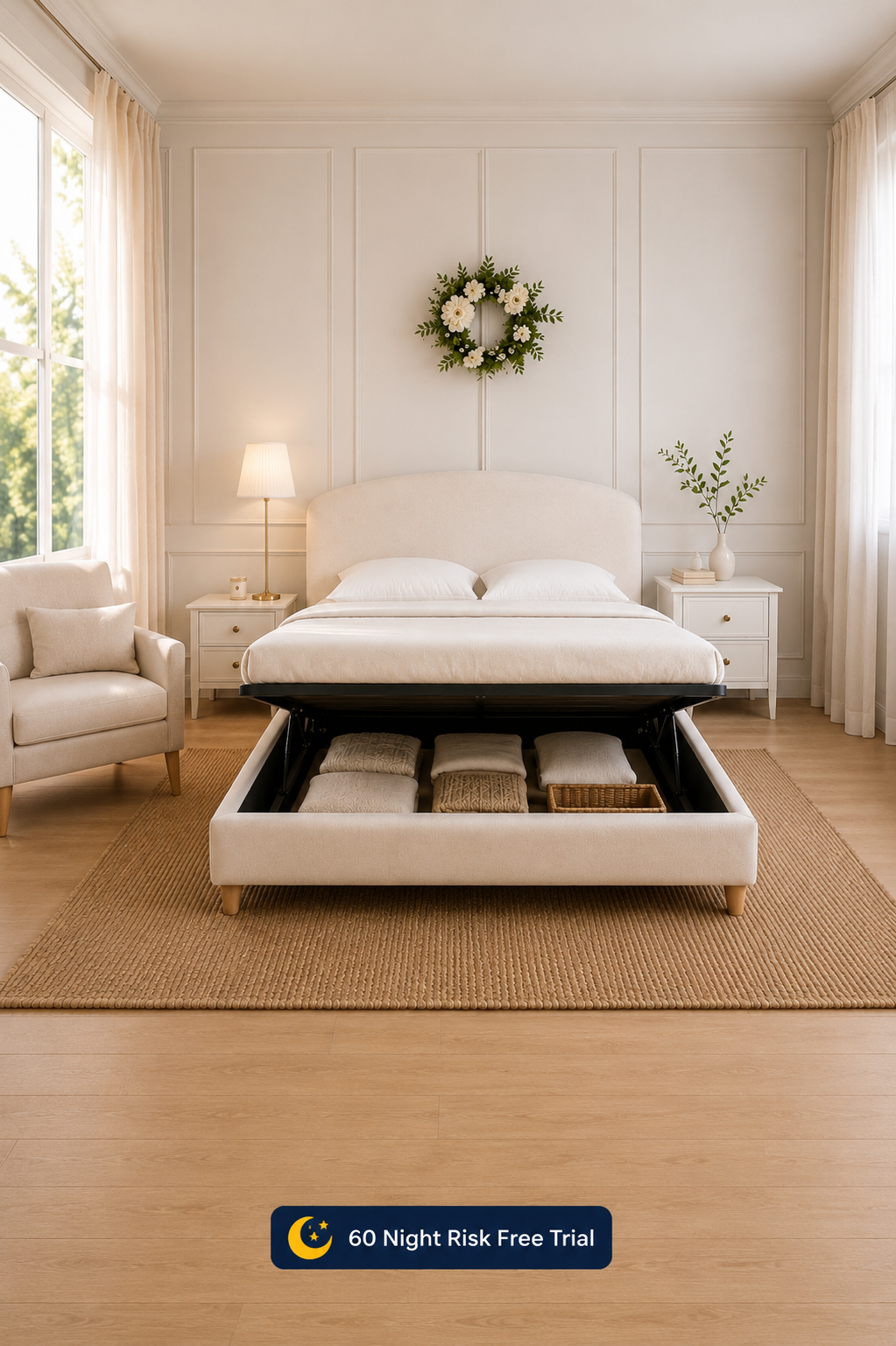 100% Organic Conwy Hemp Bed