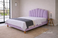 Lilac Plush Gabrielle Bed