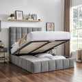 Montpellier Square Dove Grey Boucle Storage