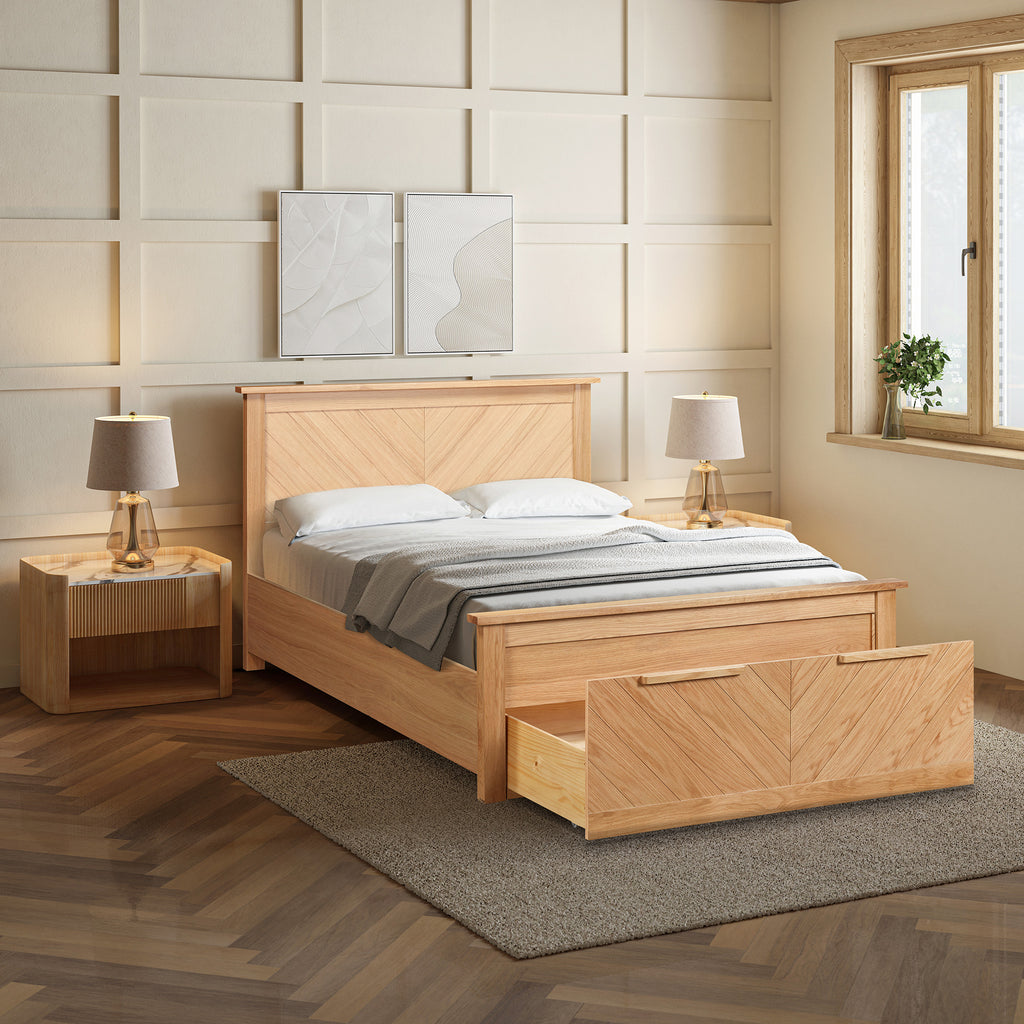 Saint Denis Oak with Drawers