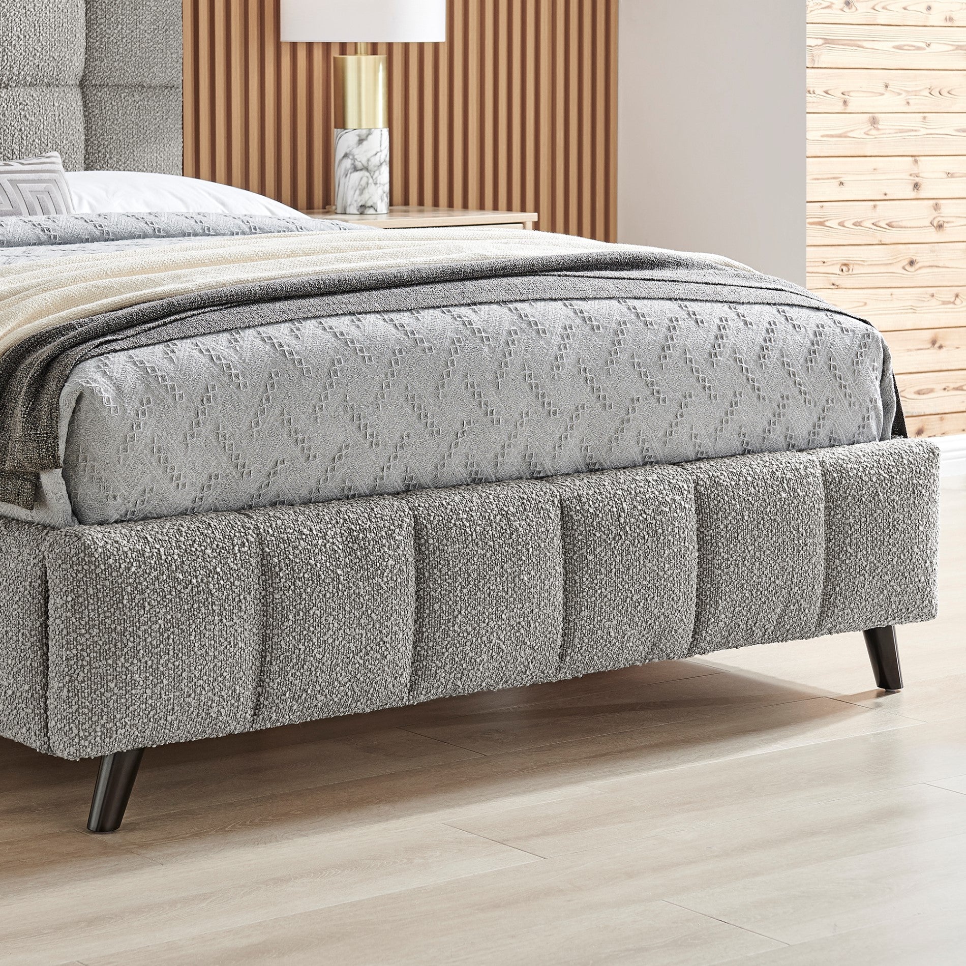 Rennes Square Dove Grey Boucle