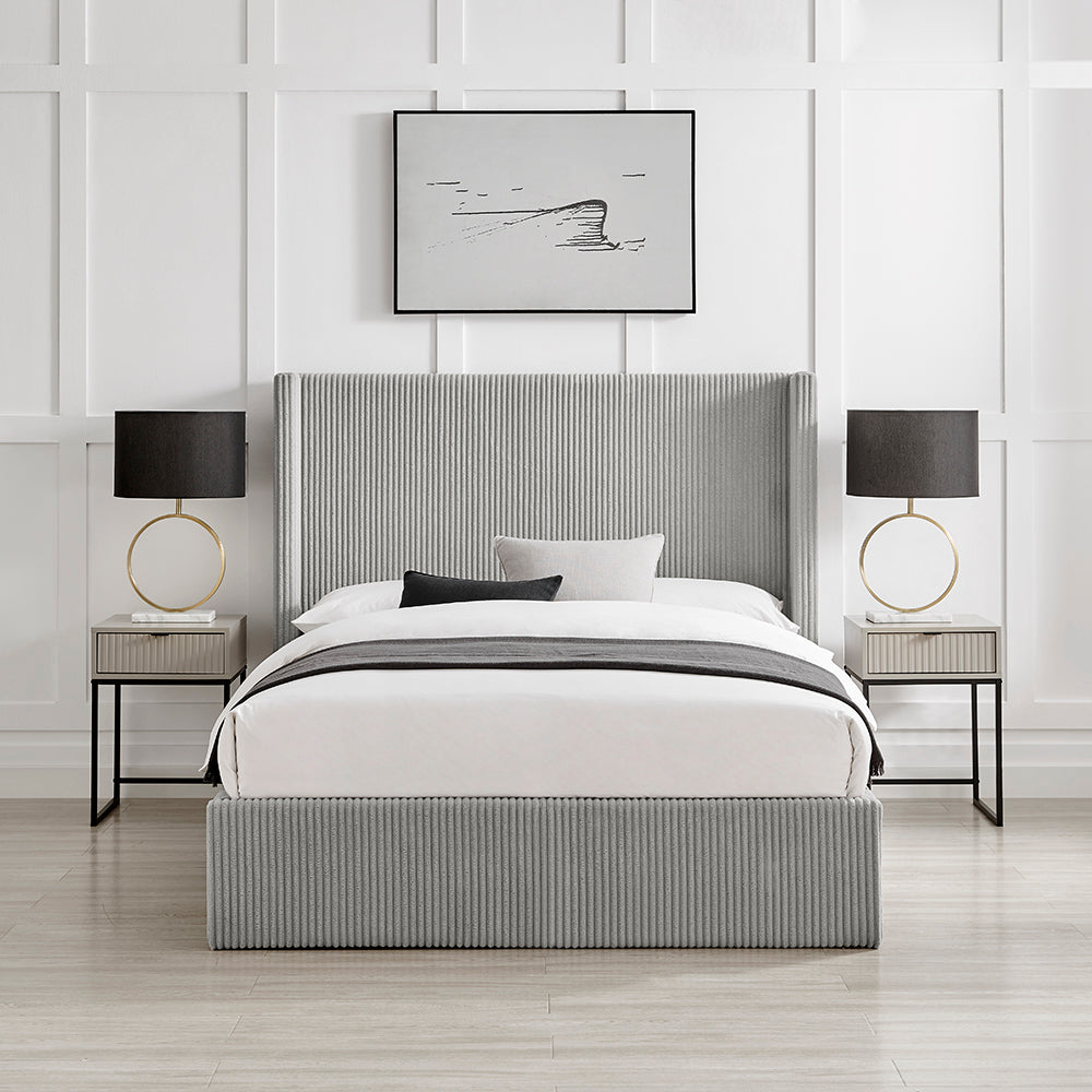 Cannes Cord Grey Storage