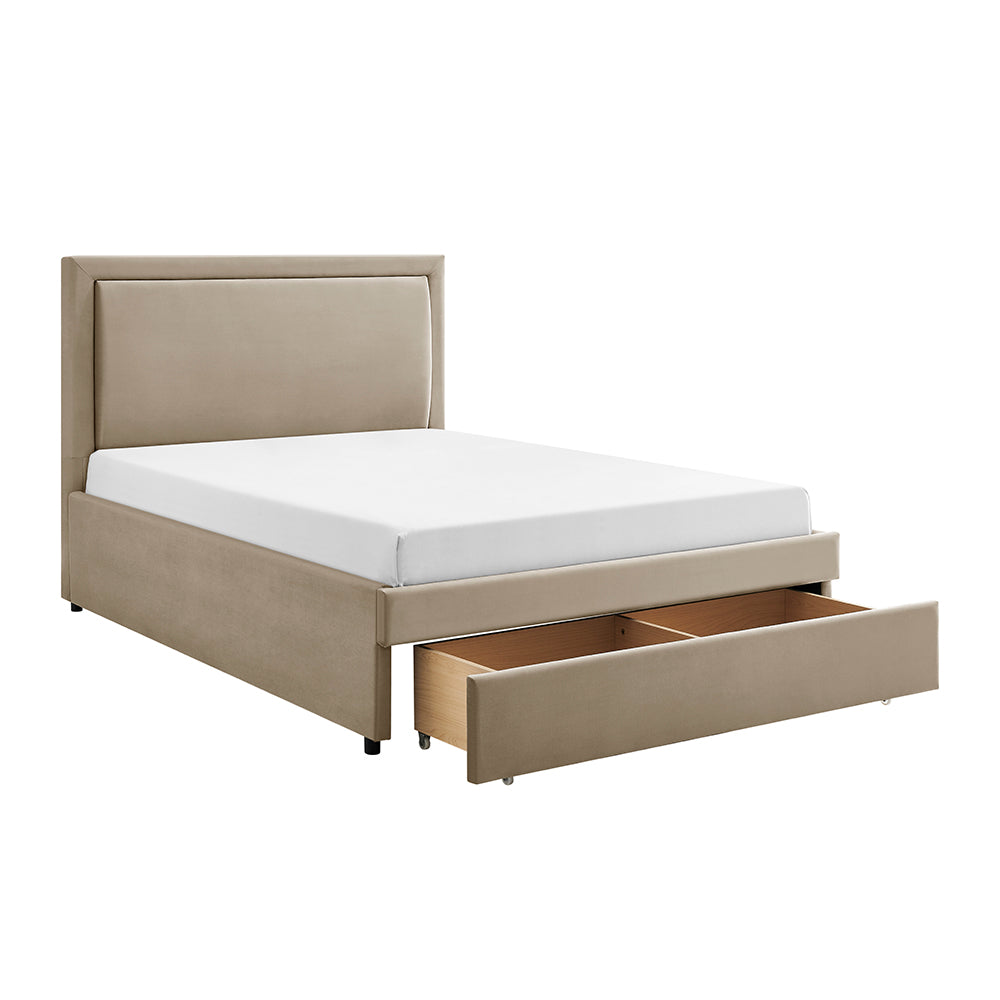 Paris Drawer Bed Taupe