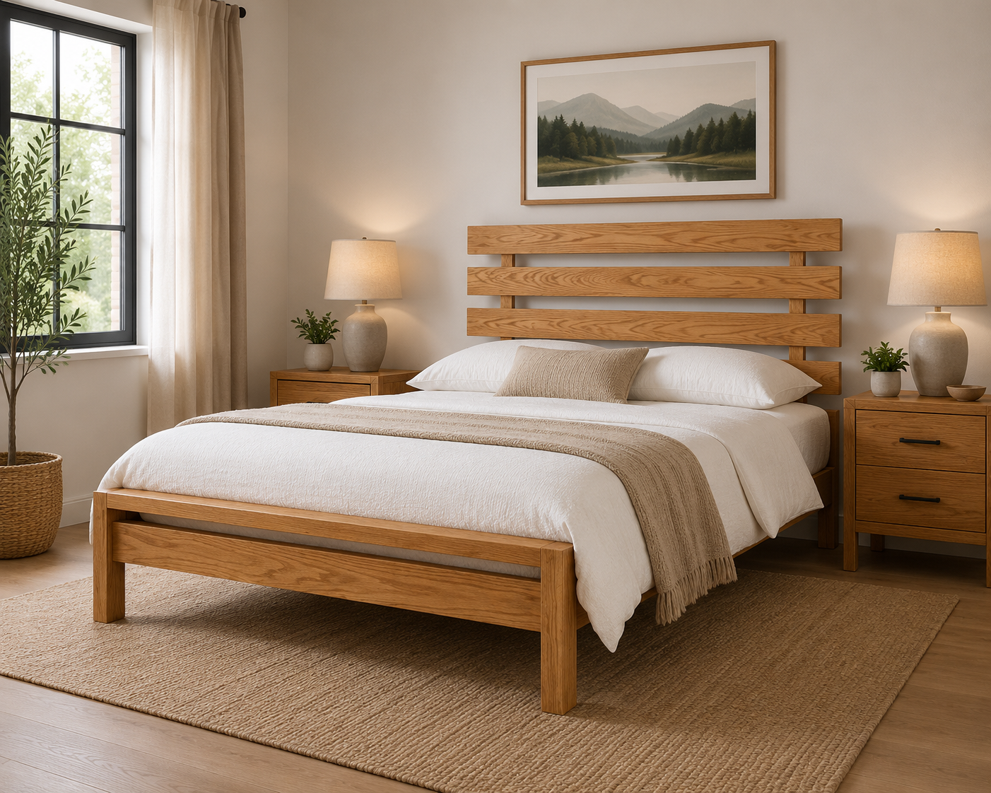 Toulouse Oak Bed