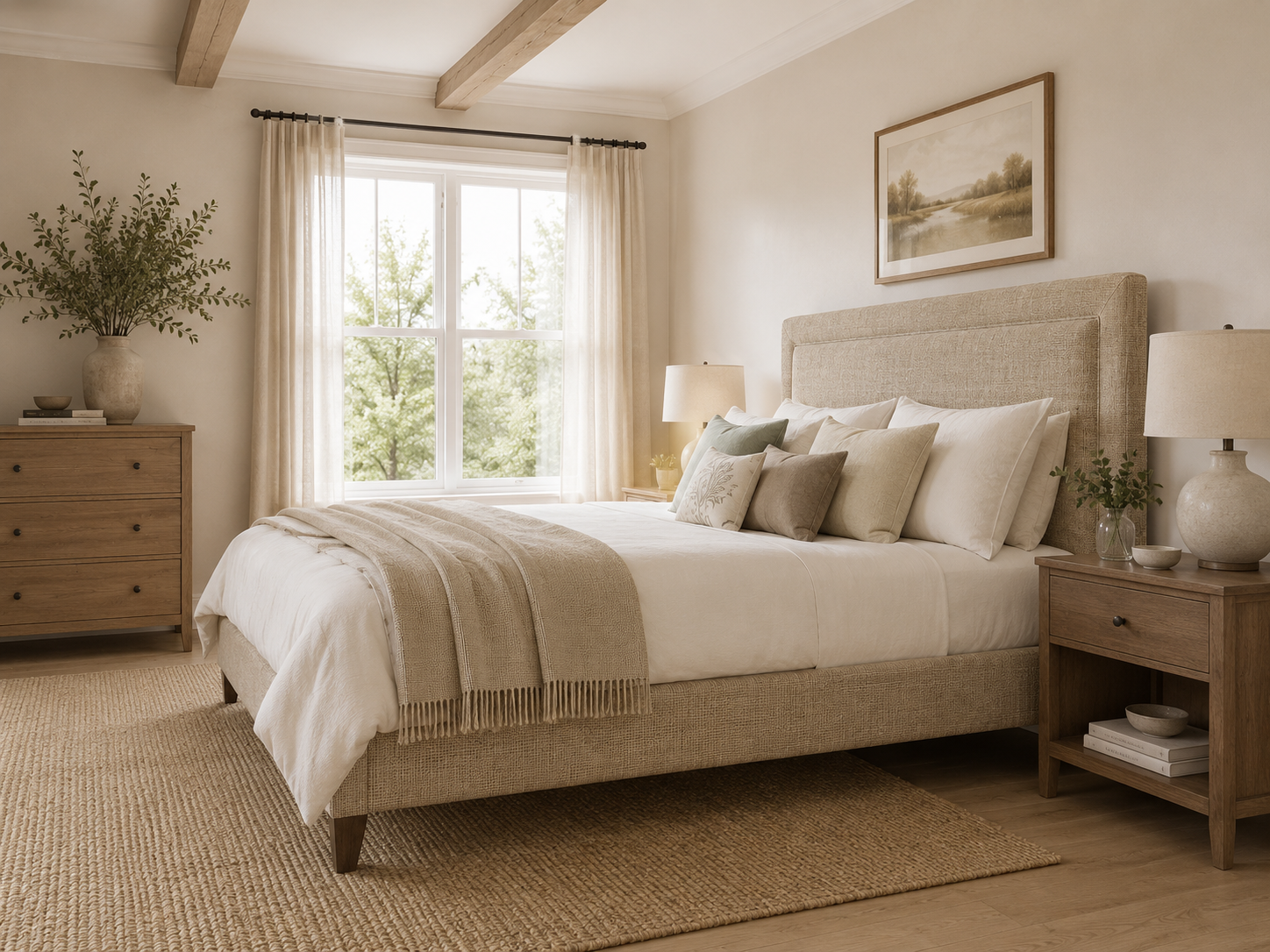 100% Organic Piped Hemp Bed