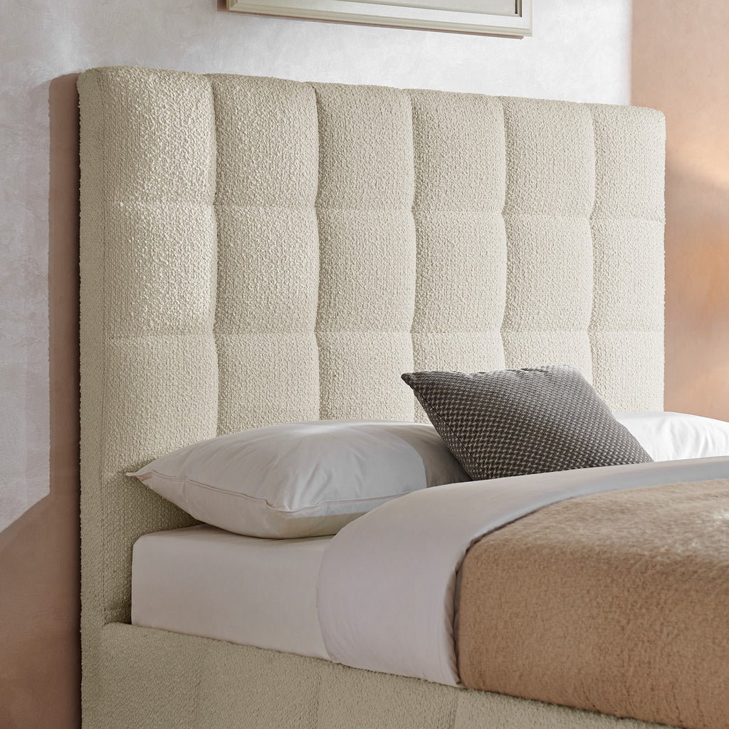 Strasbourg Square Ivory Boucle