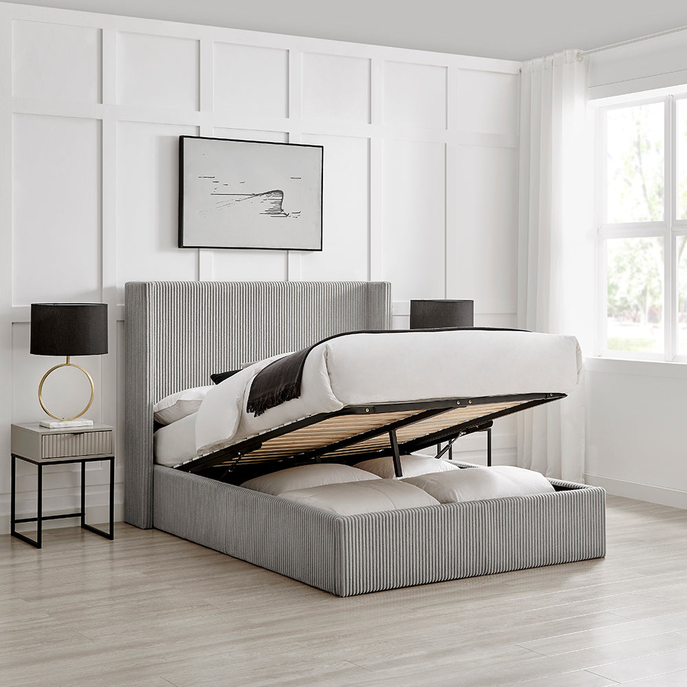 Cannes Cord Grey Storage