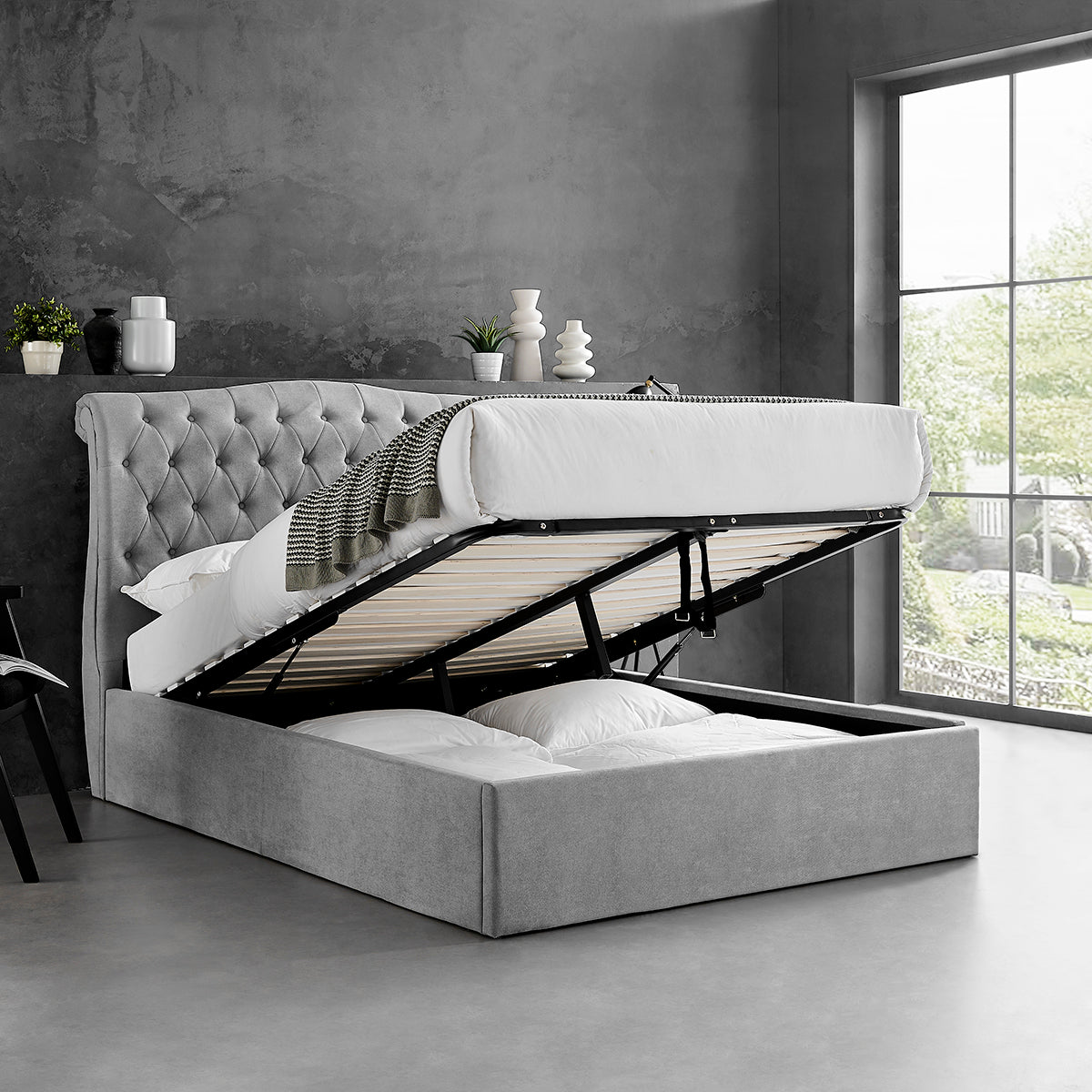 Dijon Light Grey Storage