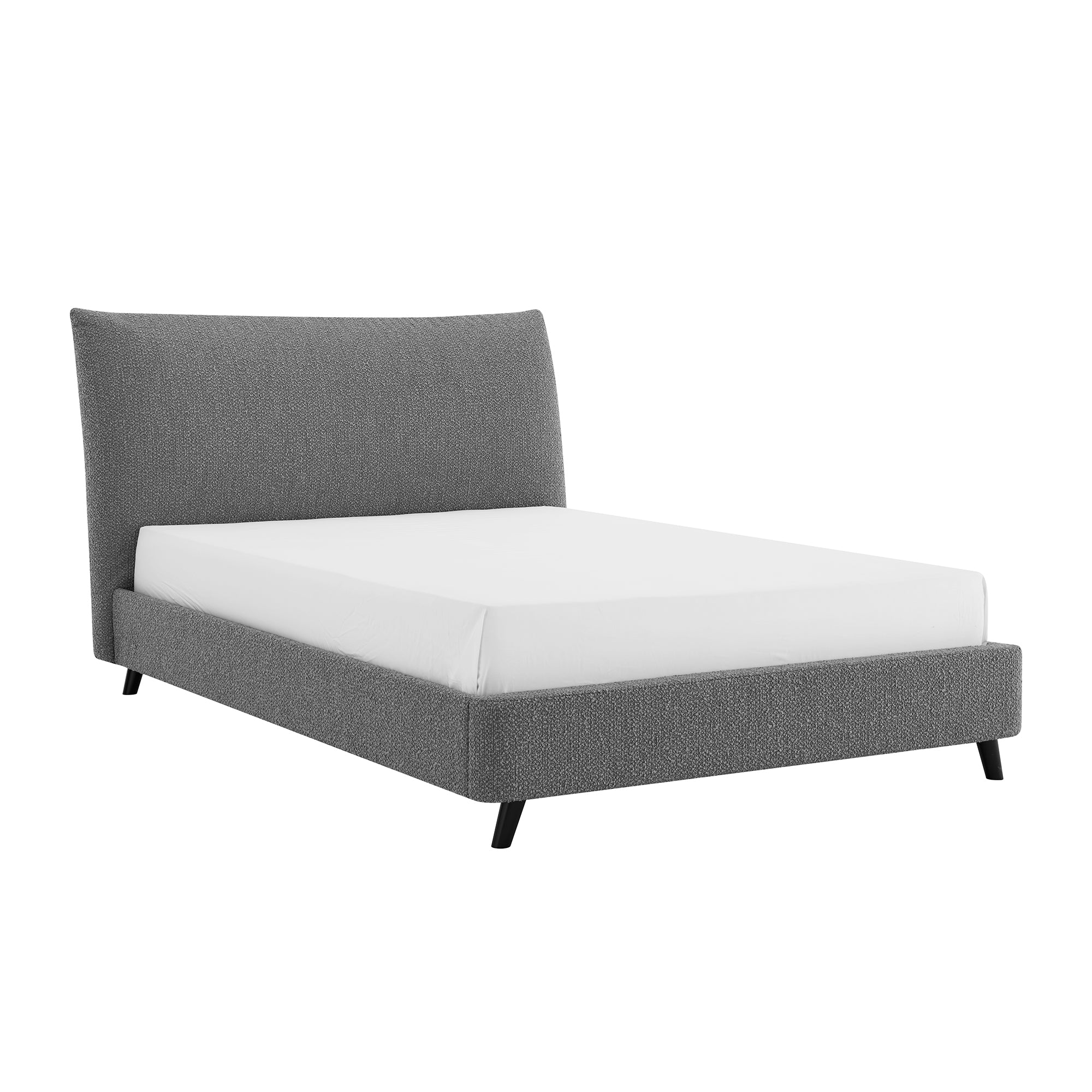 Caen Pillow Bed Dove Grey Boucle